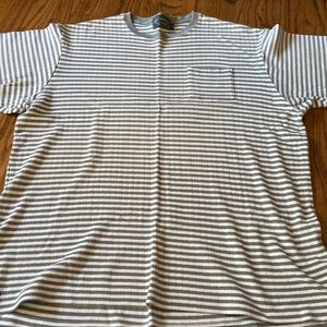Vintage Polo Country by Ralph Lauren Olive Stripe T-shirt.